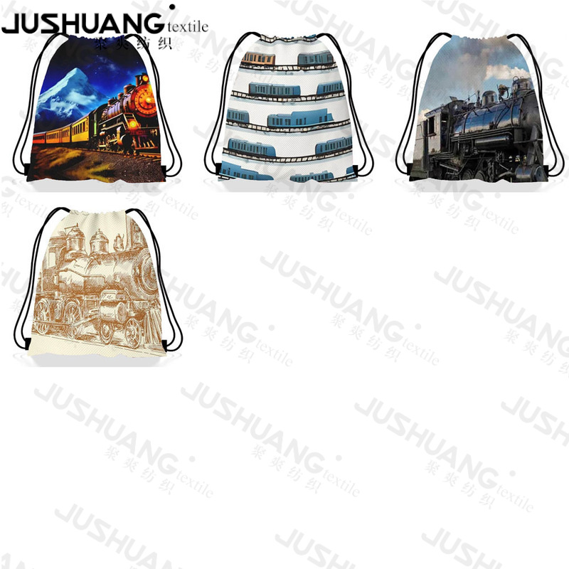 火车束口袋 火车儿童生日派对 抽绳双肩背包袋便携收纳袋跨境兴爽
