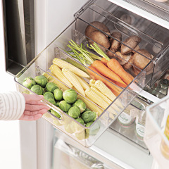 Yimijia 冷蔵庫収納ボックス引き出しタイプ食品グレード冷凍庫鮮度保持ボックス特別な卵ボックス整理ボックス収納ボックス