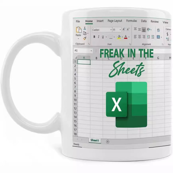 FREAK in The Sheets Spreadsheet Electronic Watch Ceramic Coffee Mark…