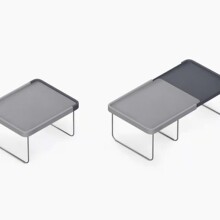 跨境厨房用品折叠式厨房置物桌 分层置物架 收纳置物架伸缩收纳桌