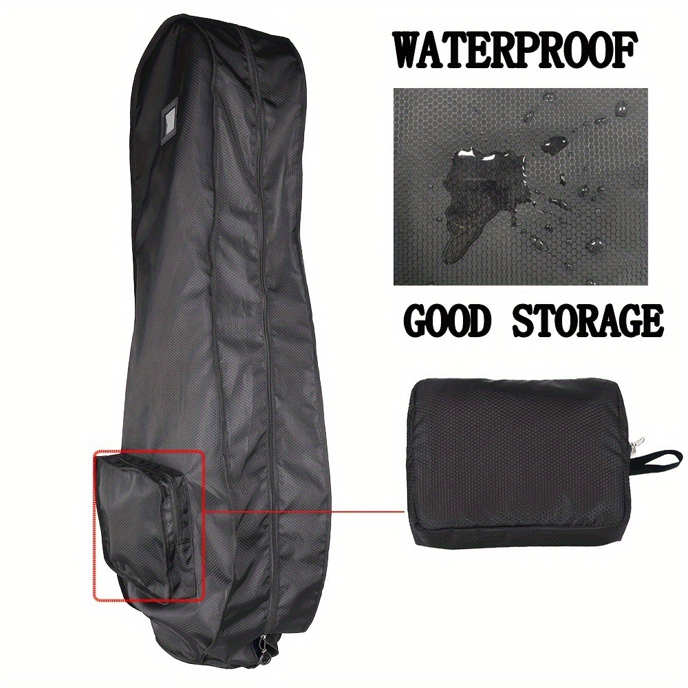 Bolsa de golf portátil cubierta impermeable bolsa de golf protector a prueba de rayos ultravioleta a prueba de polvo y lluvia