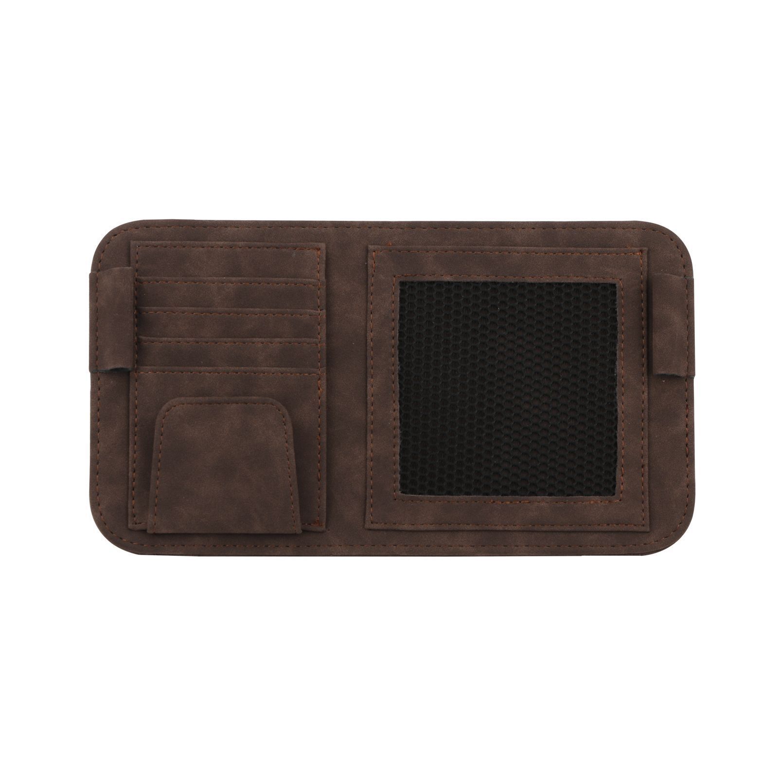 Holder Card Storage – Qìchē Multimediya və saxlama aksesuarları - brown-suede-high-end-super-hard-not-soft