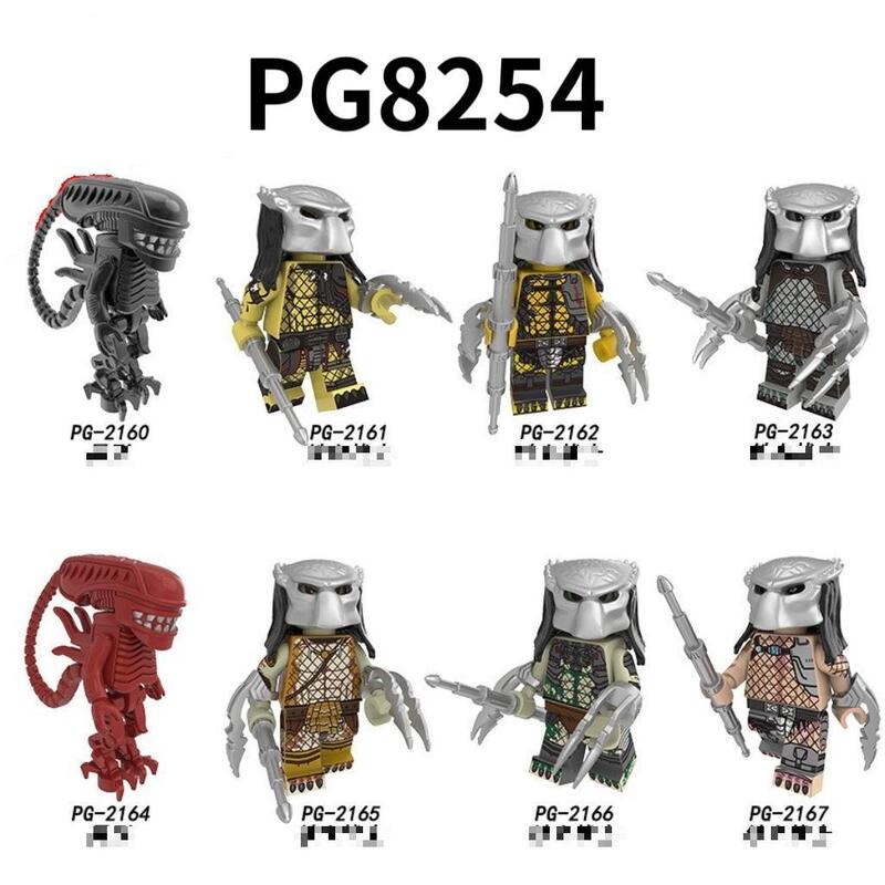 Foreign Trade Goods Pg8254 Movie Series Predator Alien Assembled Building Block Minifigure Toys Foreign Trade Foreign Trade Goods Pg8254 Movie Series Predator Alien Assembled Building Block Minifigure Toys Foreign Trade