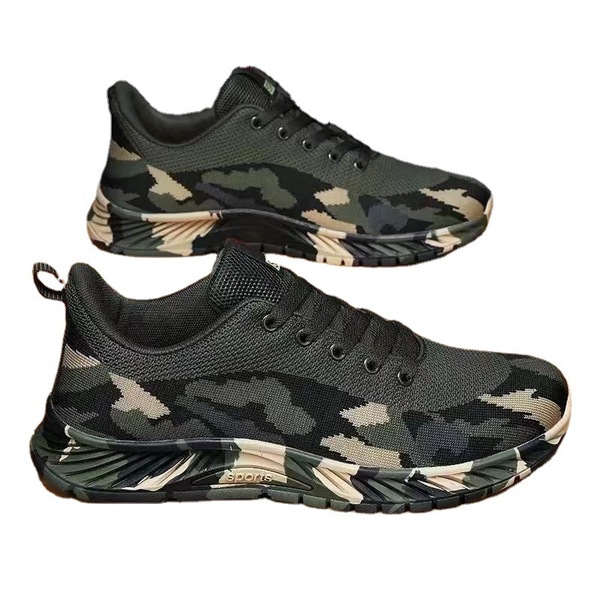 Camouflage winter sneakers for men and women outside climbing