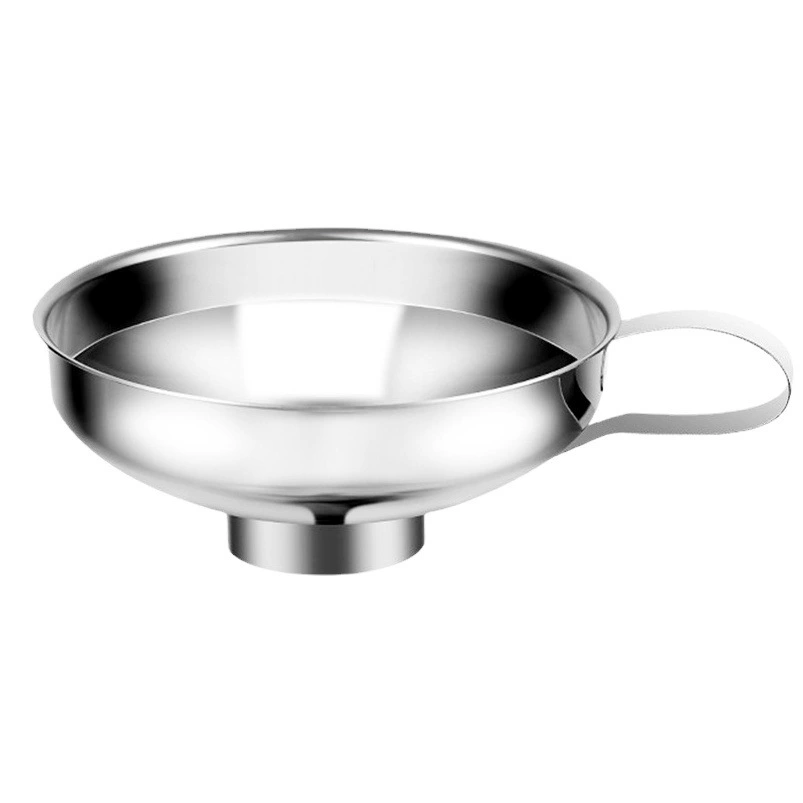 Воронка из нержавеющей стали FCM, широкогорлая воронка, воронка для заправки салатов, воронка большого диаметра, утолщенная воронка для джема, бытовая воронка для масла