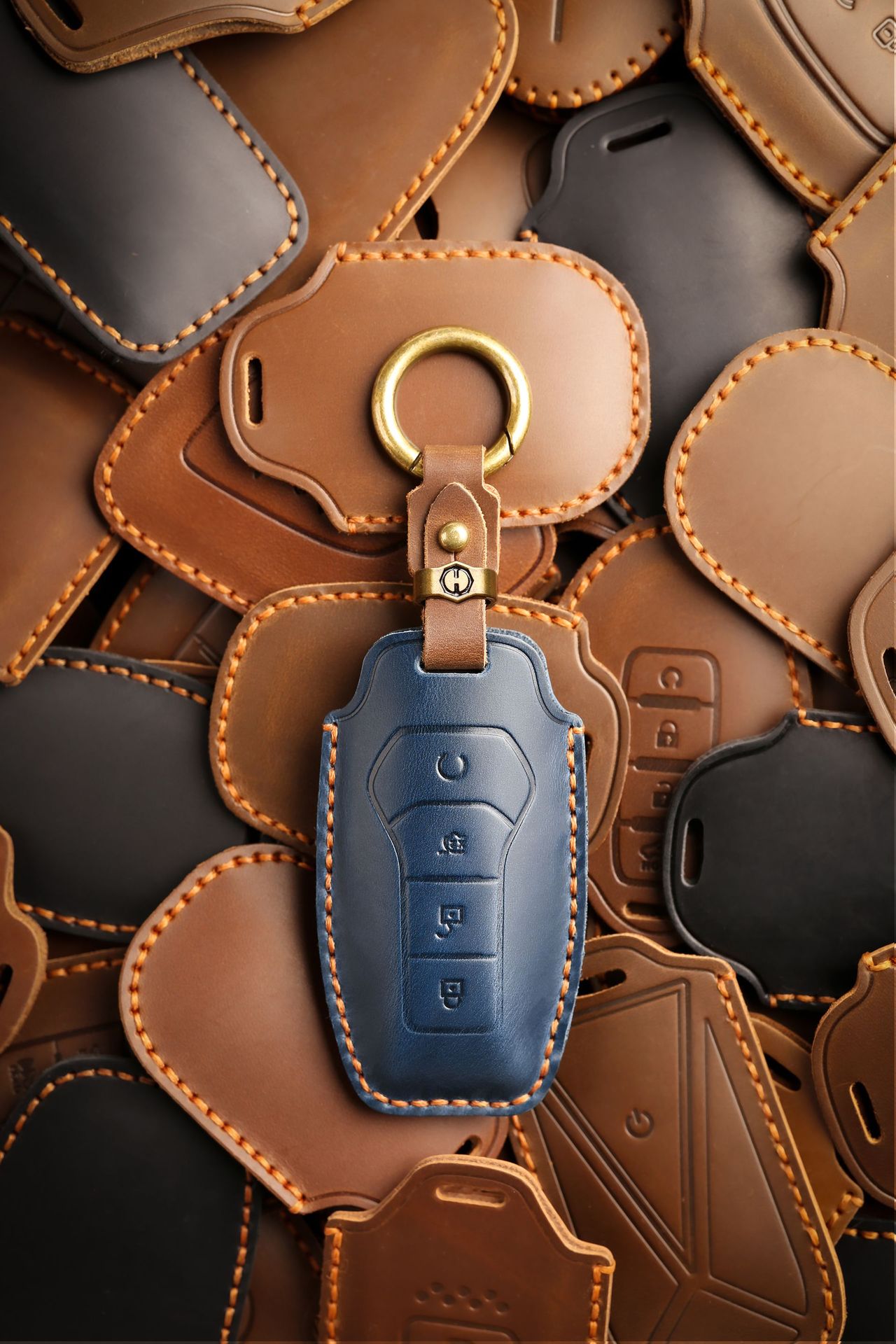New Retro Key Bag Suitable for Byd Key Cover Tang and Song Plusdmi Dolphin Han Car Key Bag