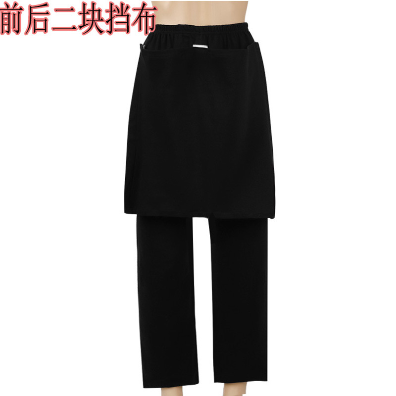 전면 및 후면 커버 코튼 싱글 레이어 블랙