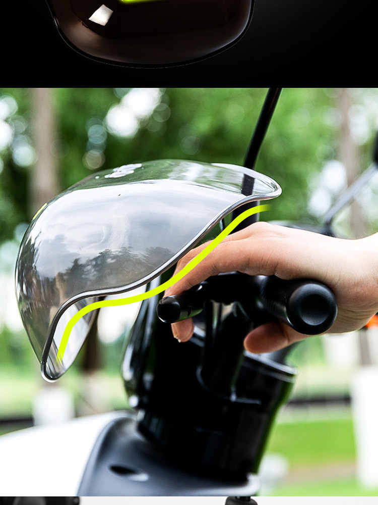 Electric Vehicle Windshield Handguard Cover Waterproof Battery Motorcycle Handle Cover Sunshade Rain Protection Universal Handle Sunscreen