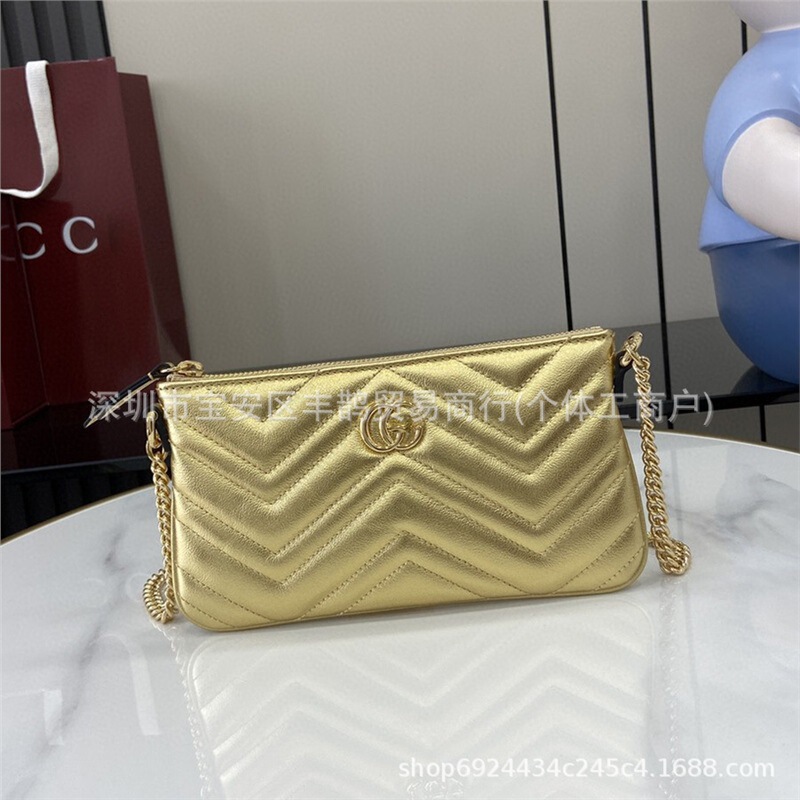 Foreign Trade Classic Cool Gg Women's Bag Marmont Series Mini Shoulder Bag Single Shoulder Crossbody Bag Chain Bag Foreign Trade Classic Cool Gg Women's Bag Marmont Series Mini Shoulder Bag Single Shoulder Crossbody Bag Chain Bag