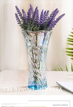 富贵竹大口径水培极简雙層鎏金田园插花透明玻璃瓶花瓶