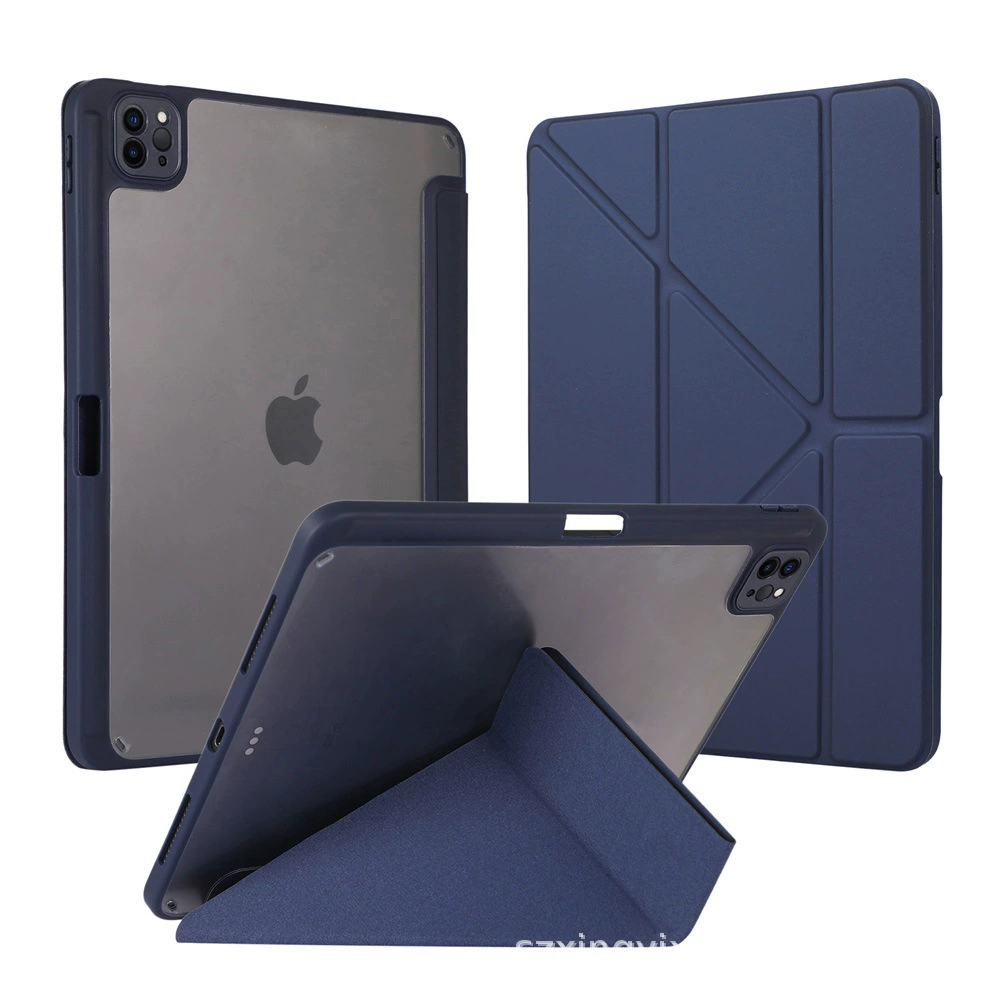 Чехол для планшета iPad Pro/Air/Mini (11–13") акриловая крышка Y‑образного складывания с держателем для стилуса, правый или левый стиль
