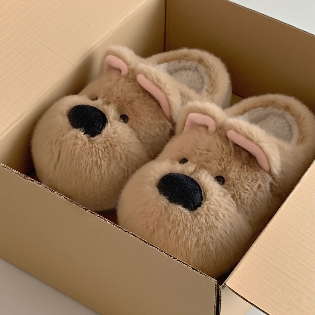 (impuestos no incluidos) zapatillas de algodón de cachorro de West Highlands parejas lindas pisar mierda sensación antideslizante zapatillas de invierno