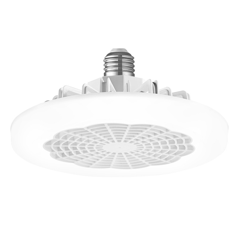 Nuevo ventilador de tornillo e27, lámpara con control remoto, iluminación de doble uso para restaurante, cocina, lámpara de ventilador de techo, lámpara de ventilador led para dormitorio y hogar