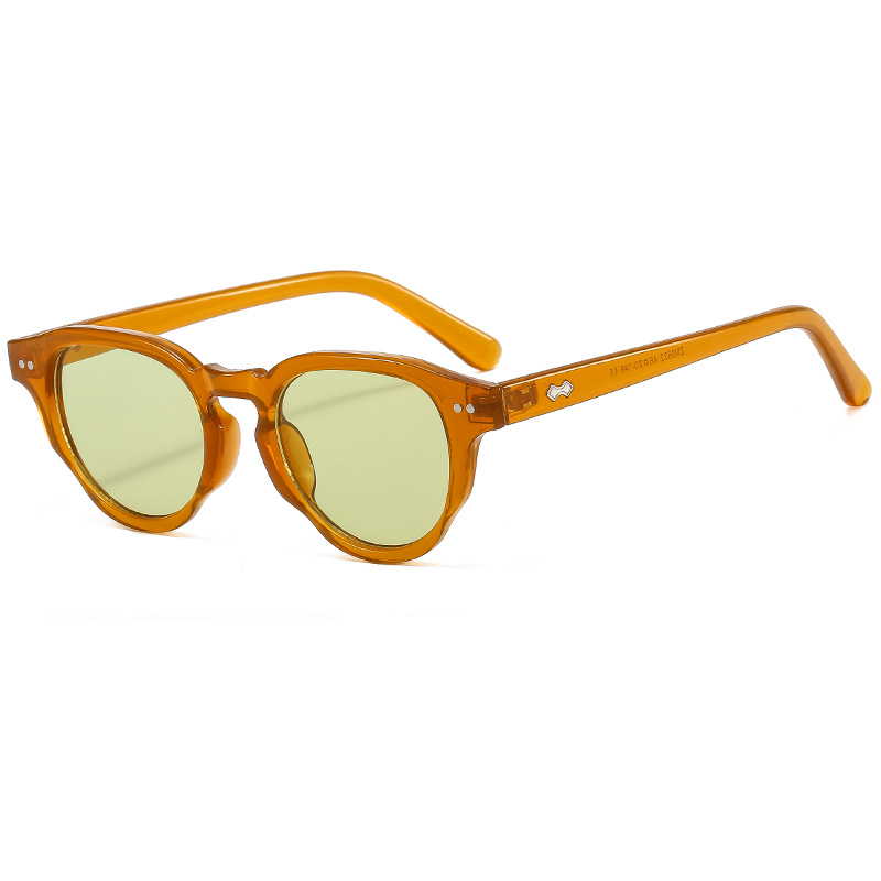 Gafas de sol europeas y americanas de caja, tendencia, protección UV, moda, uñas de arroz transfronterizas de Amazon, gafas de sol para hombres y mujeres
