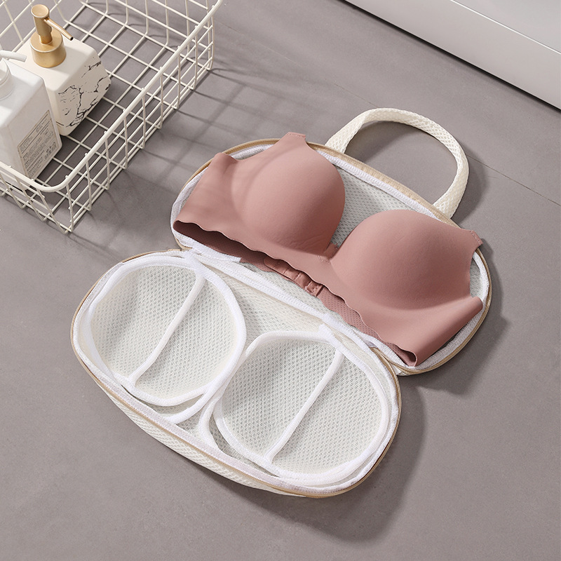 新型ブラジャー洗濯ネット、ブラジャー専用洗濯ネット、家庭用洗濯機専用、厚手下着洗濯ネット|undefined