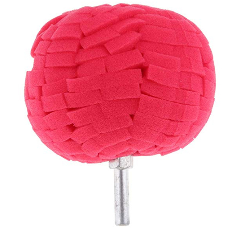 Venta al por mayor cubo de la rueda del coche pulido esponja disco cono pulido esponja rueda manija de la puerta interior pulido rueda para taladro eléctrico