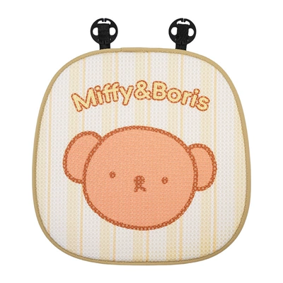 Cartoon Car Pillow, Waist support - honeycomb-miffy-seat-cushion-front-row-striped-boris-bear
