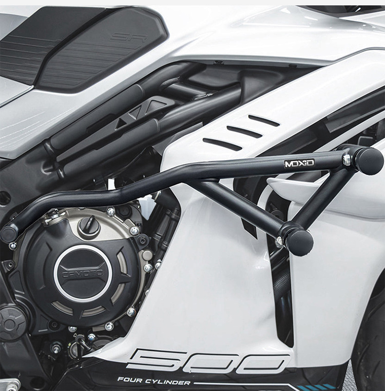 Suitable for 26 Models of Cfmoto 500Sr Bumper Guards, Anti-Collision and Anti-Fall Protection Bars with Built-In Springs, Racing Guard Bar Modification Accessories