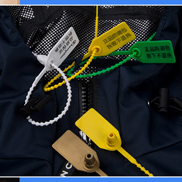 Disposable plastic seal anti -counterfeight label shoe bag anti…