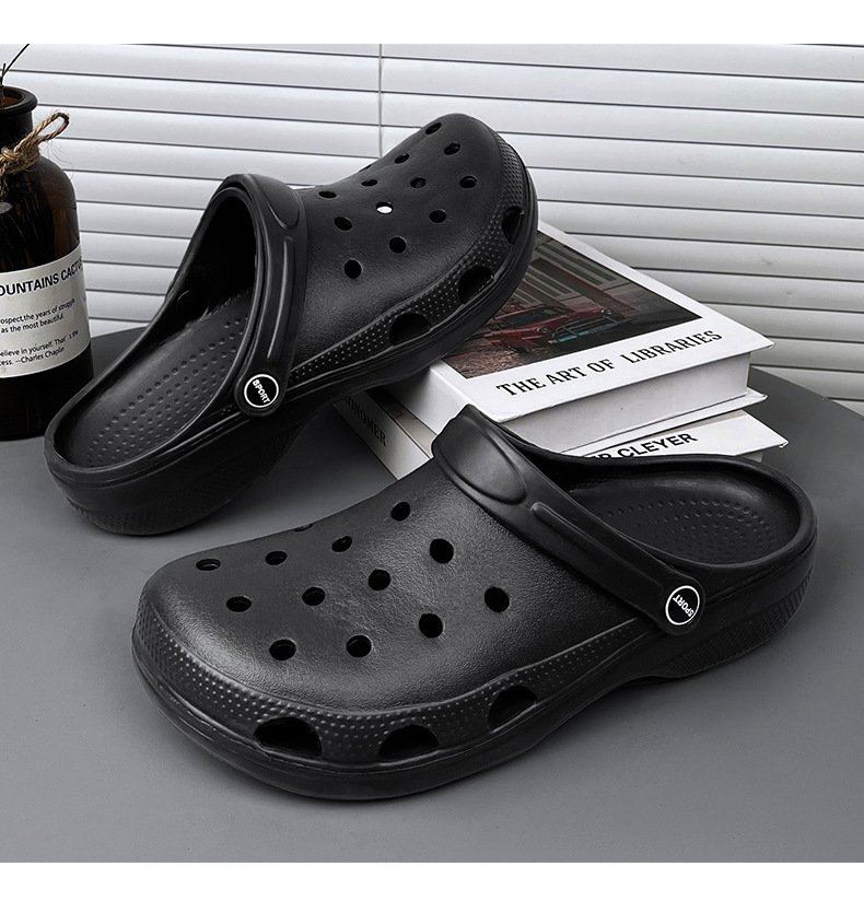 Mens Slippers Comfy Memory Foam Men Slippers with Rubber Sole Indoor Outdoor Anti Slip Shoes_voghion.com