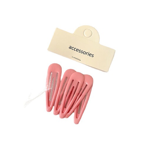 New candy color hair clip, simple flower bangs clip, broken hair edge clip, cute and sweet girl heart BB clip hair clip