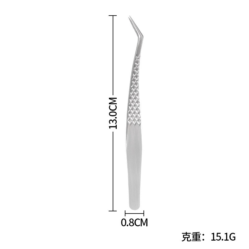 まつげピンセット、魚柄クリップ、ステンレスピンセット、高精度ゴールデンフェザークリップ、まつげ移植まつげクリップ、つけまつげピンセット|undefined