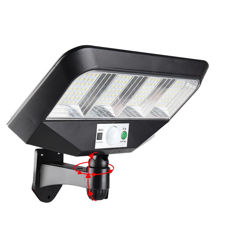 Solar al aire libre llevó la lámpara de calle solar inducción patio lámpara de pared inteligente lámpara de pared con control remoto