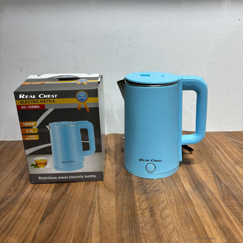 外贸出口电热包胶水壶自动断电双层隔热electrickett