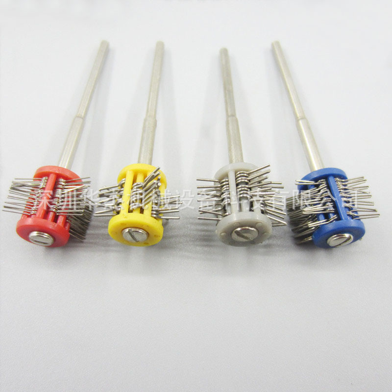 손잡이 모래 바늘 금 및 실버 보석 금속 표면 연마 머리를 가진 0.5MM 손잡이 모래 바늘