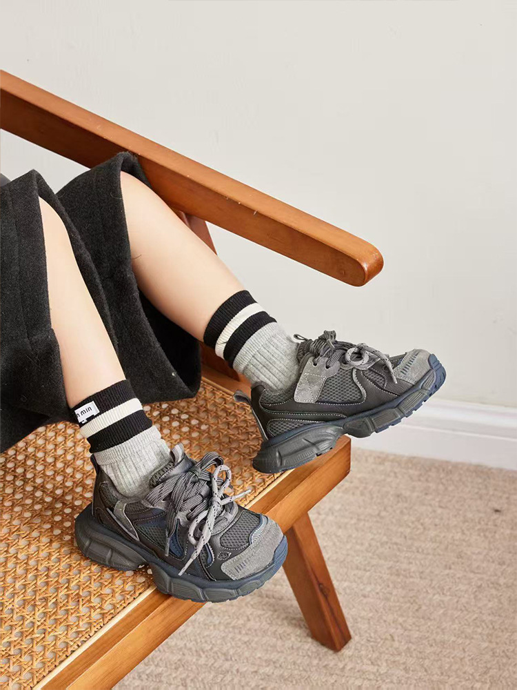 Boys' Fleece-lined Sneakers For Autumn And Winter Kids' Footwear_voghion.com