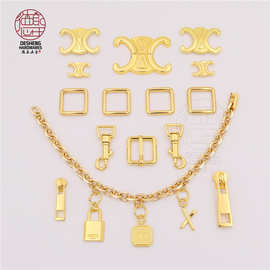 新品凯旋门麻将包装饰链条提手链配件包延长链金色吊坠手机链条