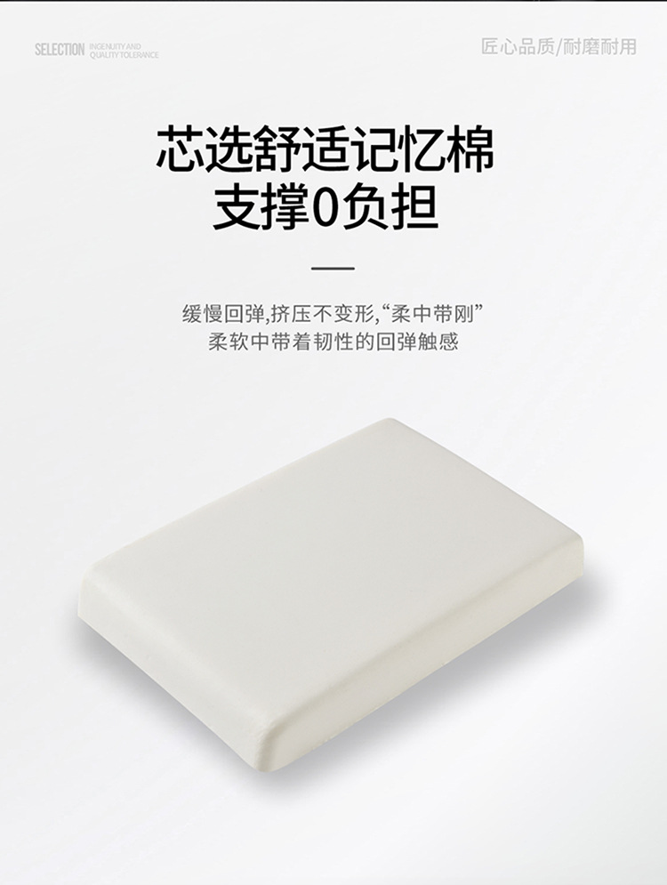 New Car Armrest Box Pad Memory Foam Armrest Heightening Pad Elbow Pad Embossed Water Ripple Cover Pocket Style