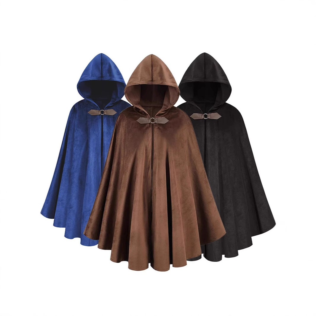 Средневековый олень замшевый плащ Хэллоуин ретро боевой воин ролевая игра косплей костюм плащ