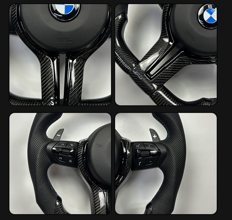 Pure Leather Steering Wheel for BMW New and Old Models