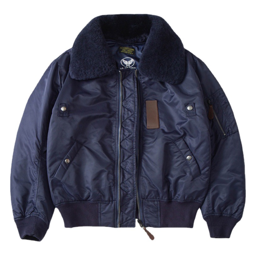 Shenwu ameikaji B-15 chaqueta de vuelo ropa vintage de algodón acolchado ropa de trabajo engrosada abrigo de algodón acolchado abrigo parka abrigo de invierno entrega