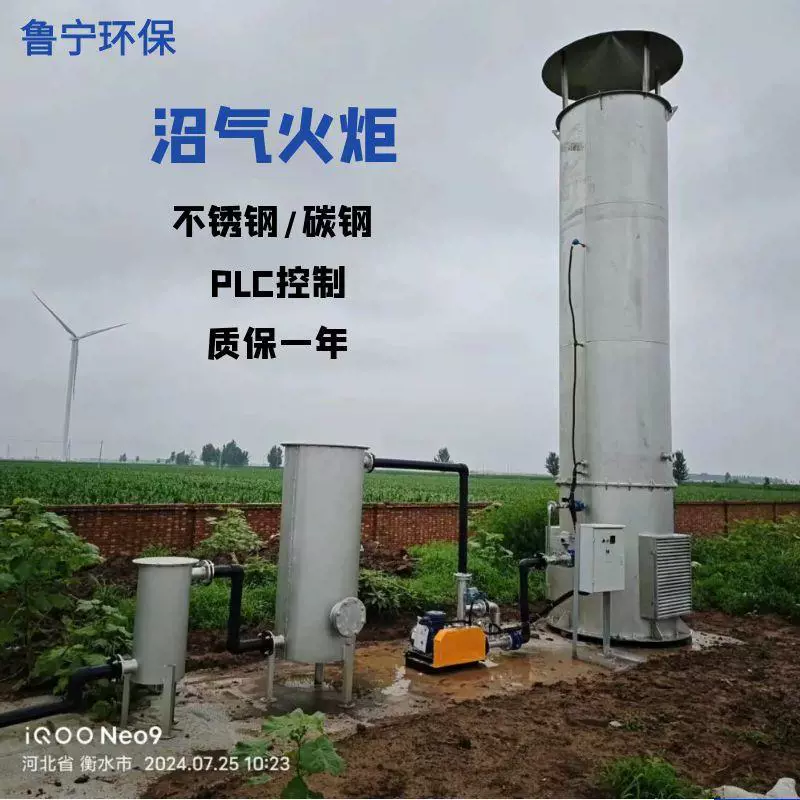 Газовая горелка для биогаза, внутреннего и внешнего сгорания, простая стандартная горелка, автоматическое зажигание ПЛК, сельскохозяйственная горелка