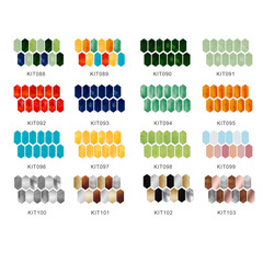 KIT088-103 Amazon cross-border tile stickers renovation wall stickers brick pattern crystal film glossy tile floor stickers