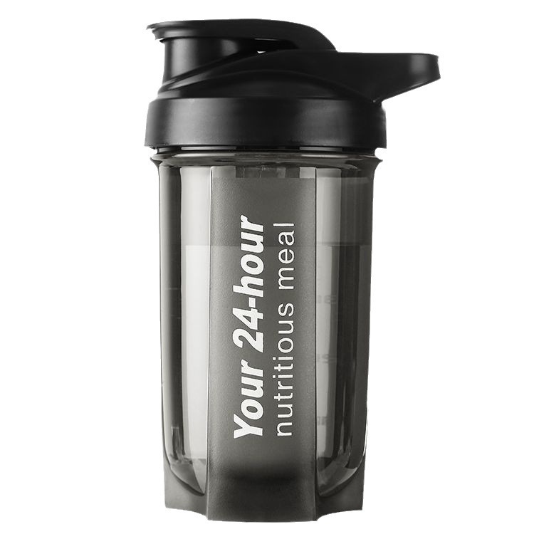 Taza de Agitación para Proteínas y Suplementos, con Bola Mezcladora y Escala para Deportes y Fitness Portátil