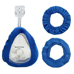 Full face mask bushing blue padded breathing mask cotton pad breathable cotton pad full face mask cloth cover