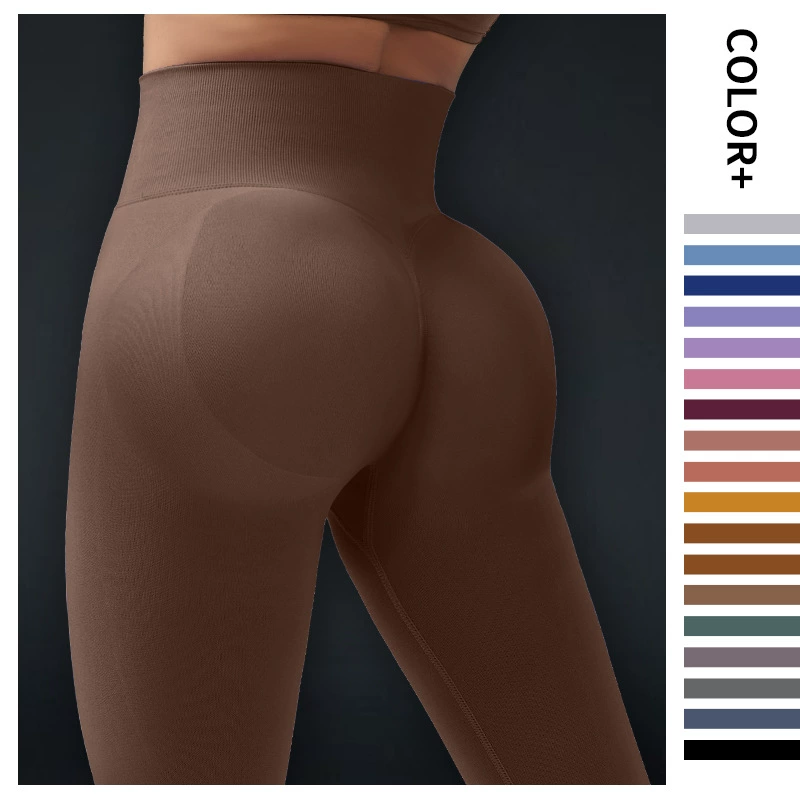 Женские леггинсы для йоги, спортивная одежда для пилатеса и йоги, леггинсы с эффектом «второй кожи», с высокой талией, для коррекции живота, с эффектом подтяжки ягодиц, для бега и фитнеса, длинные штаны