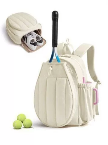 Amazon tennis bag, backpack with separate shoe compartment, portable badminton racket bag, sports and leisure backpack, available in multiple colors