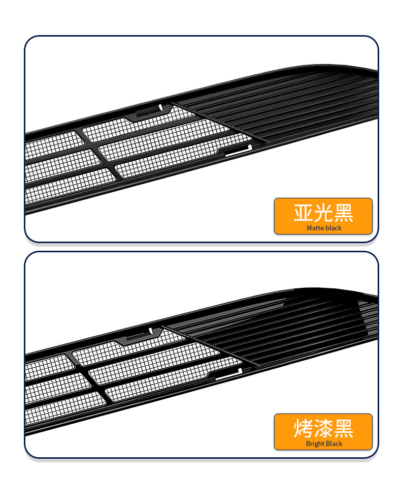 Suitable for Hongqi HS5, integrated welded car anti-insect net, front grille special modification decorative strip accessories
