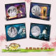 Dream Palace Society Hayao Miyazaki Aesthetic Card Colorful Ariel Totoro Enamel Collection Card Tarot Card Summer Friends