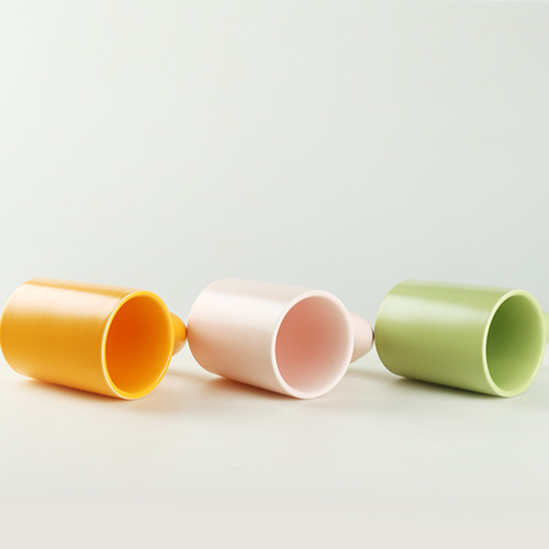 Nordic INS-style influencer large-ear ceramic mug with a tilted handle, rough-handled water cup, creative artistic coffee mug