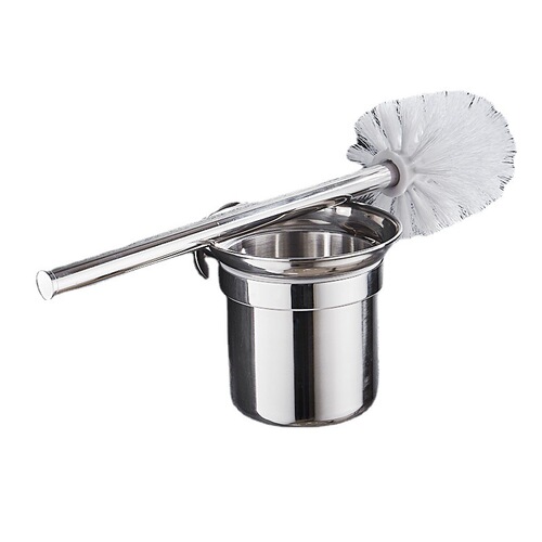 304 stainless steel toilet brush set no punching bathroom toilet brush holder wall hanging toilet brush