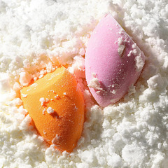 R家橄欖斜切美妝蛋化妝海綿粉撲高品多款式非乳膠泡水變大批發