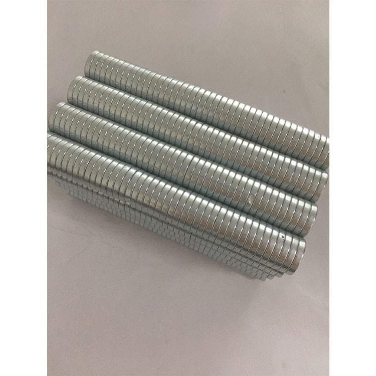 稀土钕铁硼圆形磁铁磁铁片方形磁铁圆形带孔磁铁强磁可订各规格