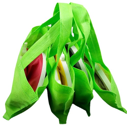 Large foldable pen wash bucket telescopic canvas oxford cloth car wash bucket with non-woven bag hard bottom pen bucket