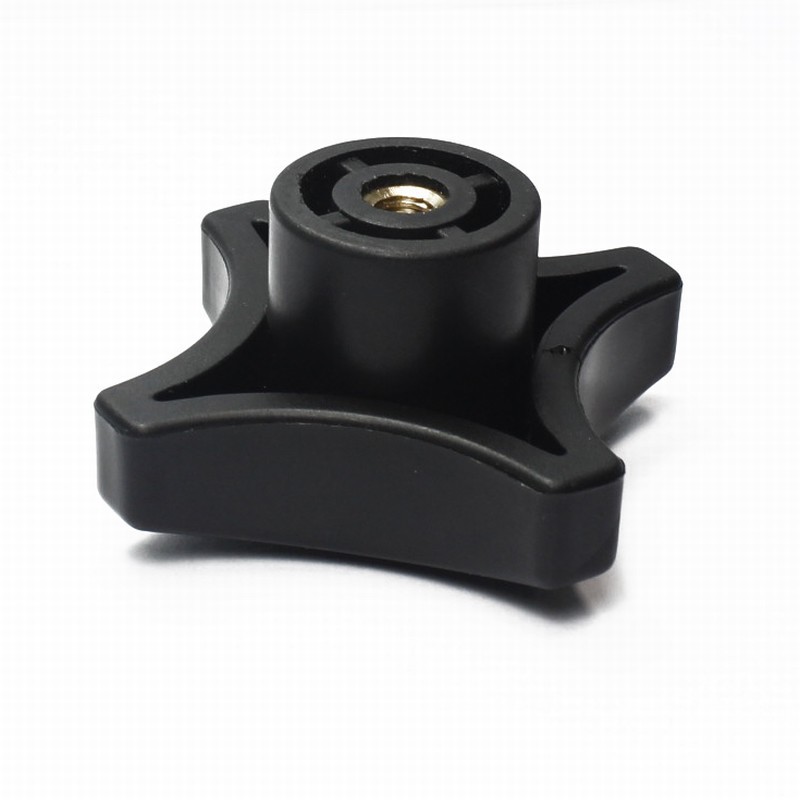 塑料调节旋钮 黑色螺母 60*30-m6 盲孔尼龙螺母 锁紧螺母 注塑