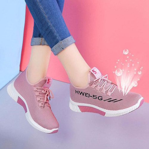2024 foreign trade old Beijing women's cloth shoes running and walking breathable casual sports shoes women's autumn versatile single trendy shoes